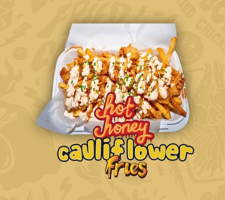 Hot Honey Cauliflower Fries