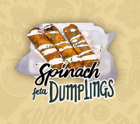 Spinach Feta Dumplings